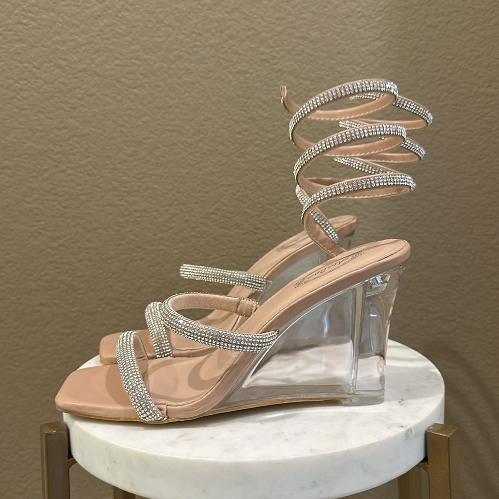 Ata Lina Spiral Wedge Heels